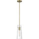 Alondra 1 Light 4 inch Vintage Brass Pendant Ceiling Light