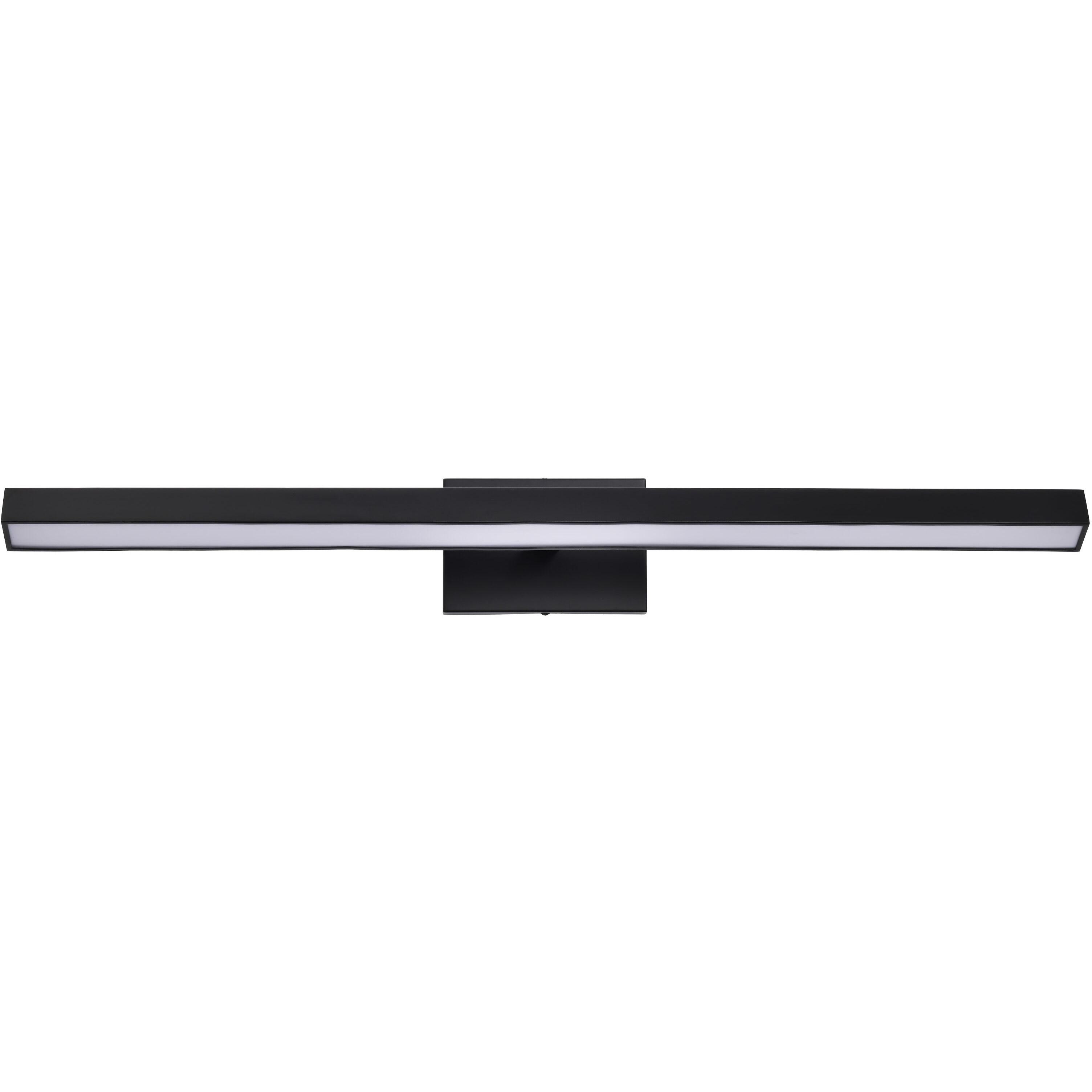 Mila LED 35.8 inch Black Vanity Wall Light