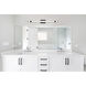 Bowman LED 35.88 inch Matte Black Vanity Light Wall Light