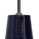 Brentwood 1 Light 16 inch Black and Steel Pendant Ceiling Light