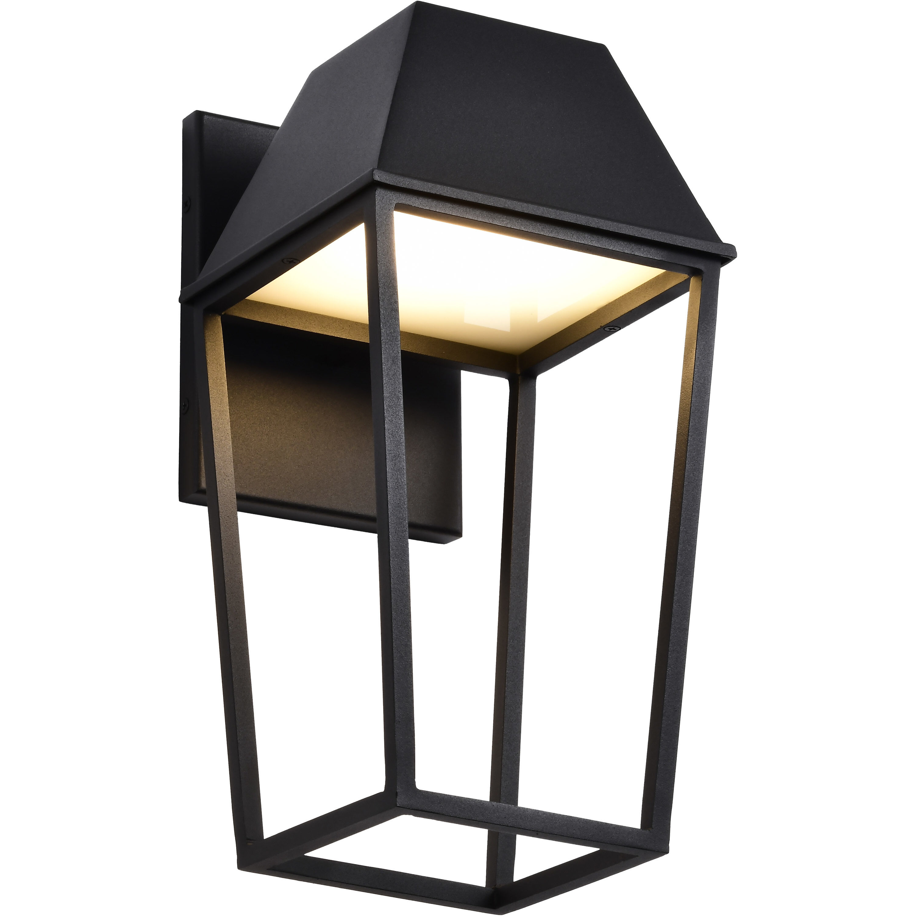 Colt LED 15.5 inch Matte Black Outdoor Wall Light