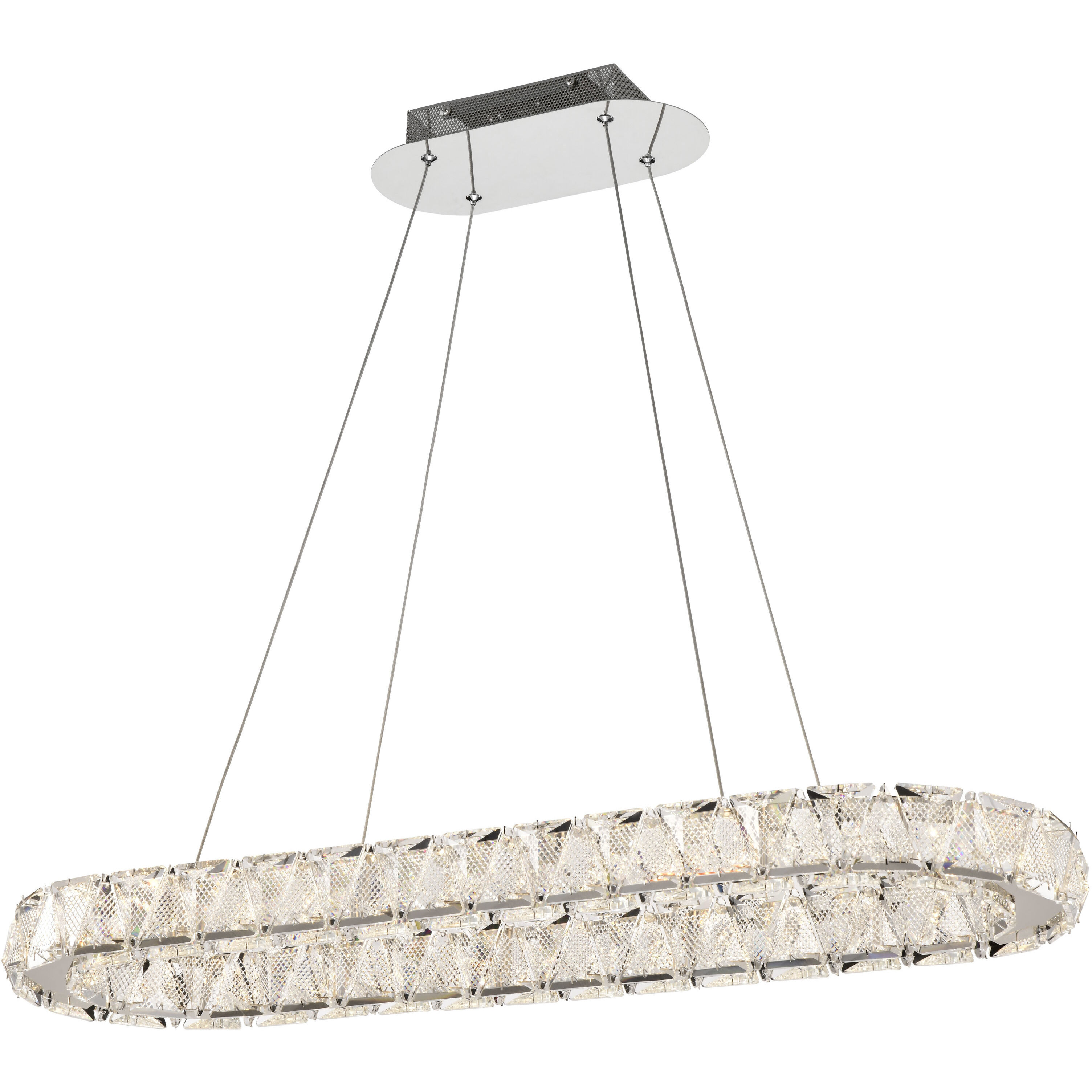 Asher LED 11.75 inch Polished Nickel Pendant Ceiling Light
