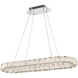 Asher LED 11.75 inch Polished Nickel Pendant Ceiling Light