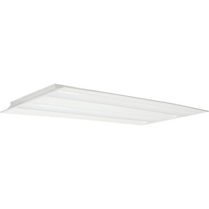 Brentwood LED 24 inch White Troffer Ceiling Light, Double Basket