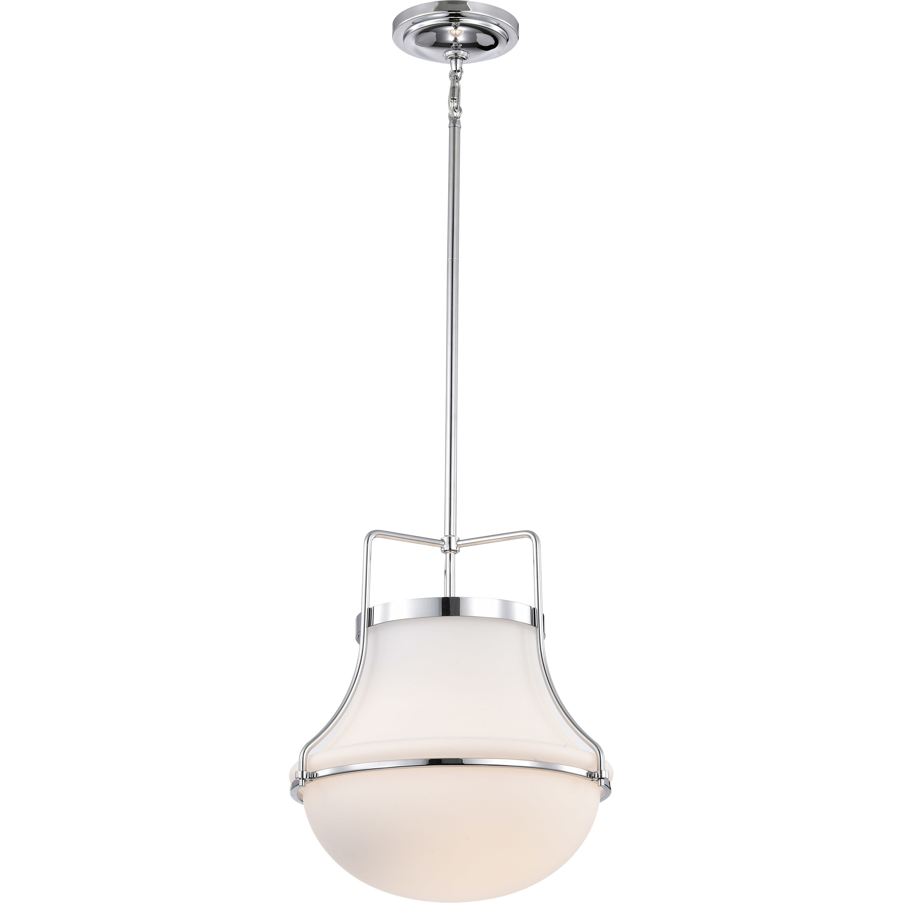 Valdora 1 Light 14 inch Polished Nickel Pendant Ceiling Light