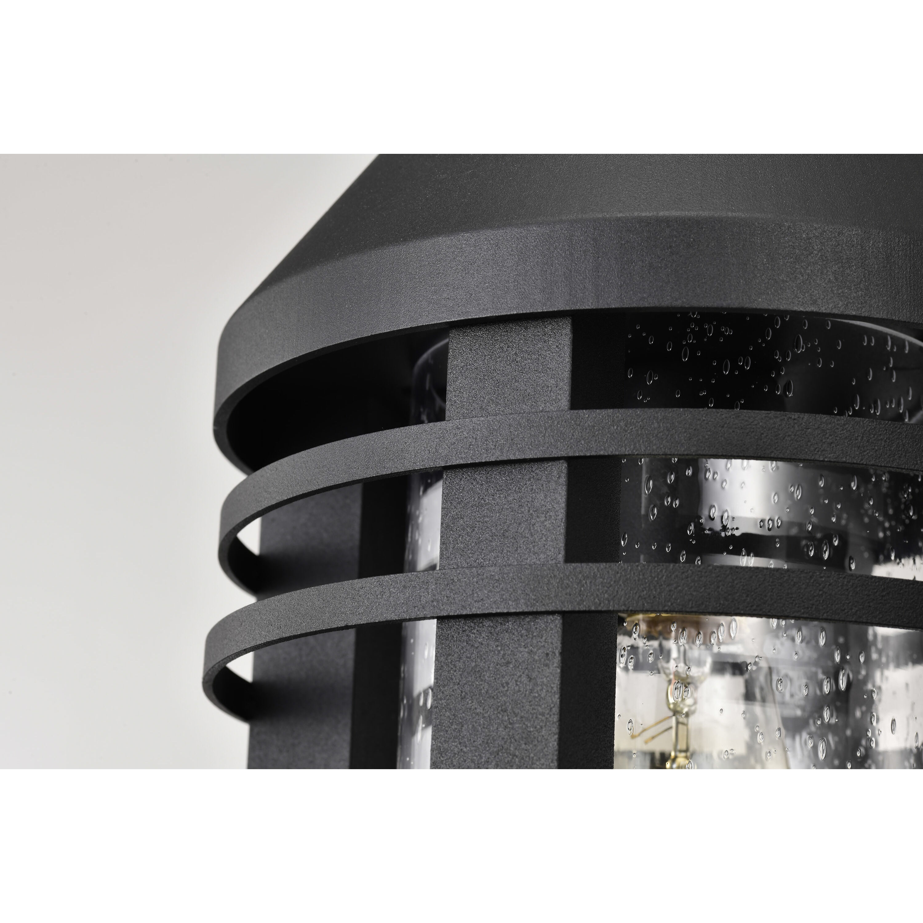 Wilton 1 Light 8.25 inch Matte Black Outdoor Hanging Light