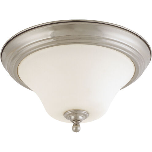 Dupont 2 Light 13 inch Brushed Nickel Flush Mount Ceiling Light