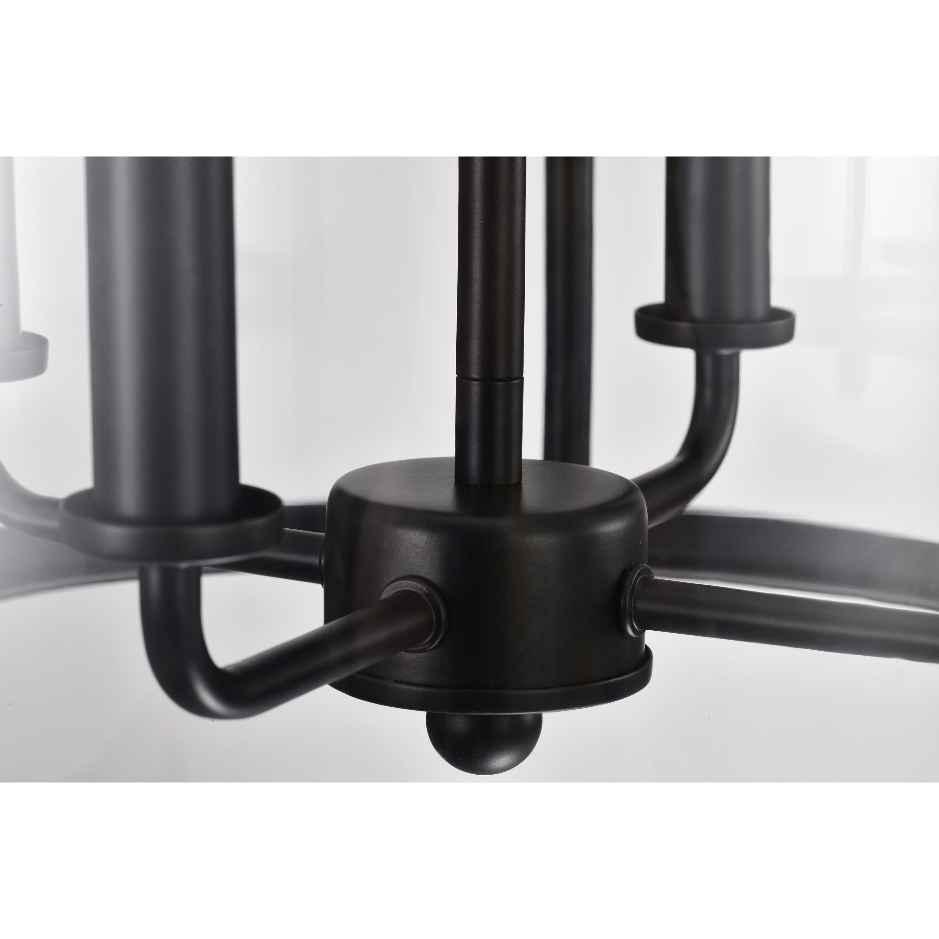 Yorktown 4 Light 16 inch Matte Black Pendant Ceiling Light