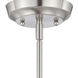 Candice 1 Light 7 inch Brushed Nickel Mini Pendant Ceiling Light