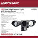 Brentwood LED 4 inch Black Outdoor Security Light