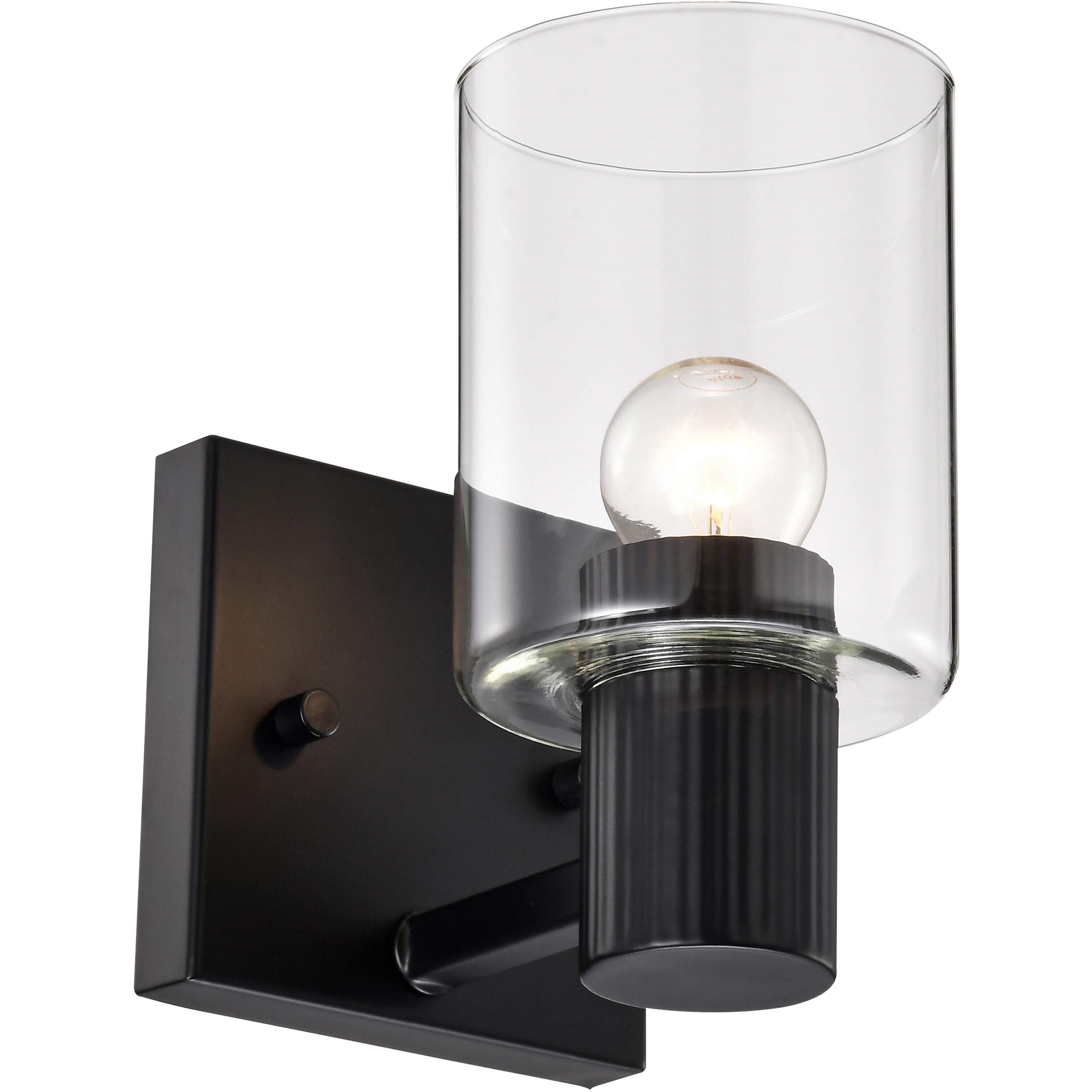 Clarksville 1 Light 4.5 inch Matte Black Vanity Light Wall Light
