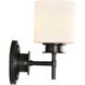 Warren 1 Light 5 inch Gun Metal Vanity Light Wall Light