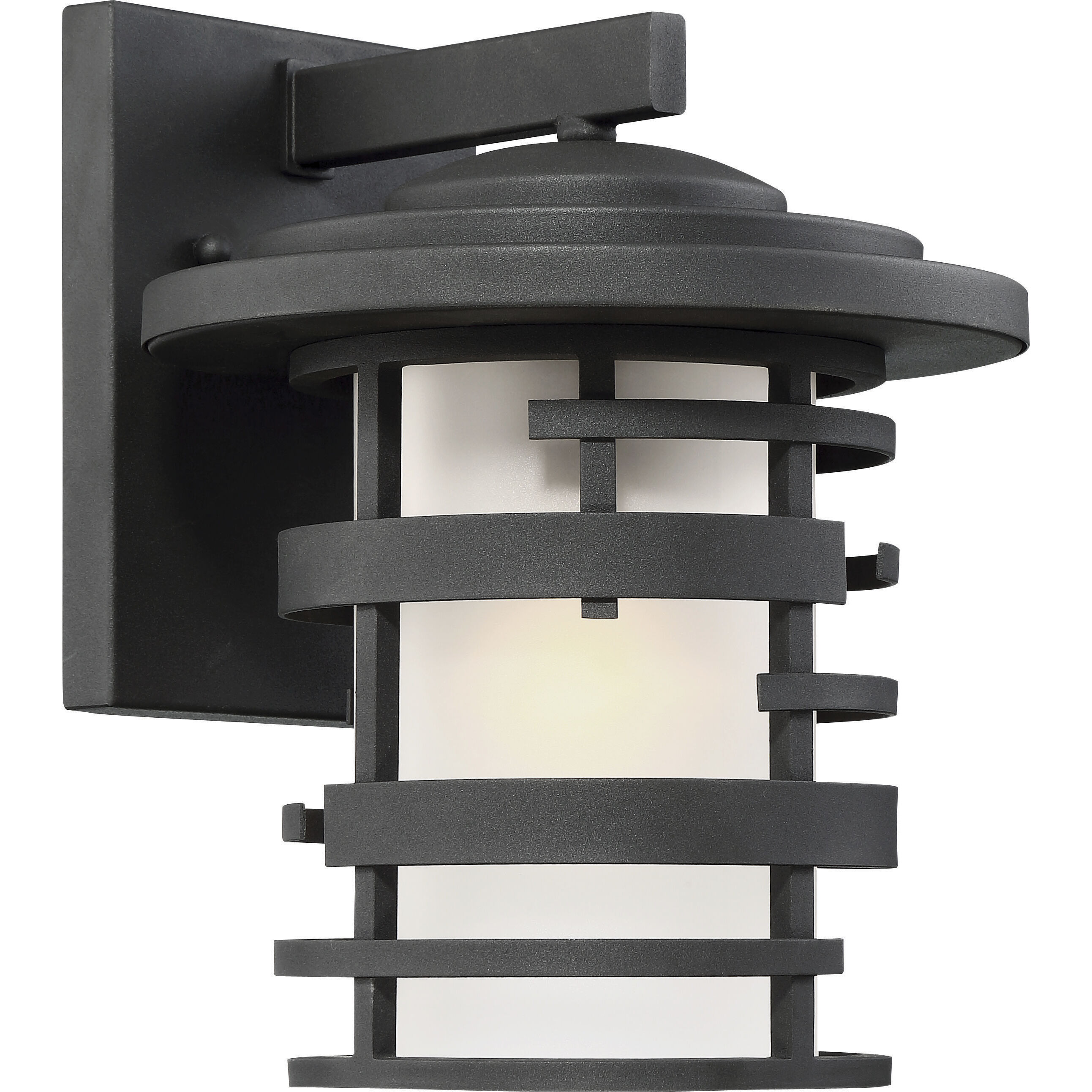 Lansing 1 Light 11 inch Textured Black Outdoor Wall Mount