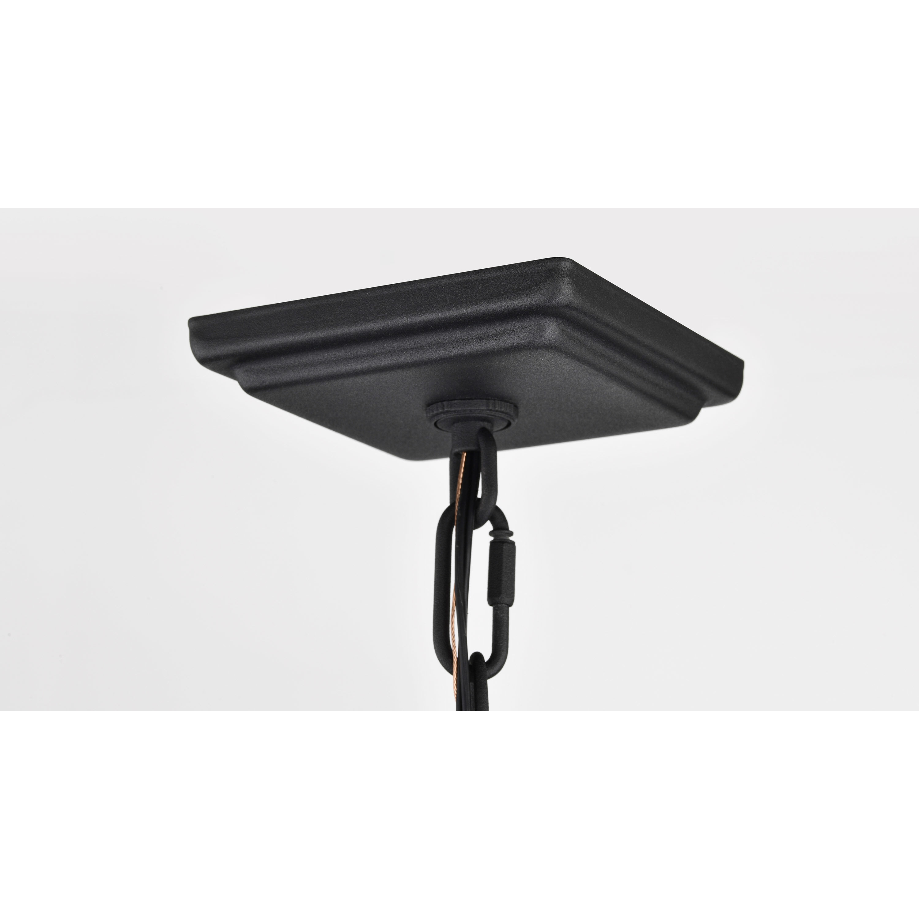 Sullivan 9 inch Matte Black Outdoor Hanging Lantern