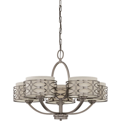 Harlow 5 Light 28 inch Hazel Bronze Chandelier Ceiling Light