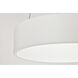Orbit LED 17.75 inch White Pendant Ceiling Light