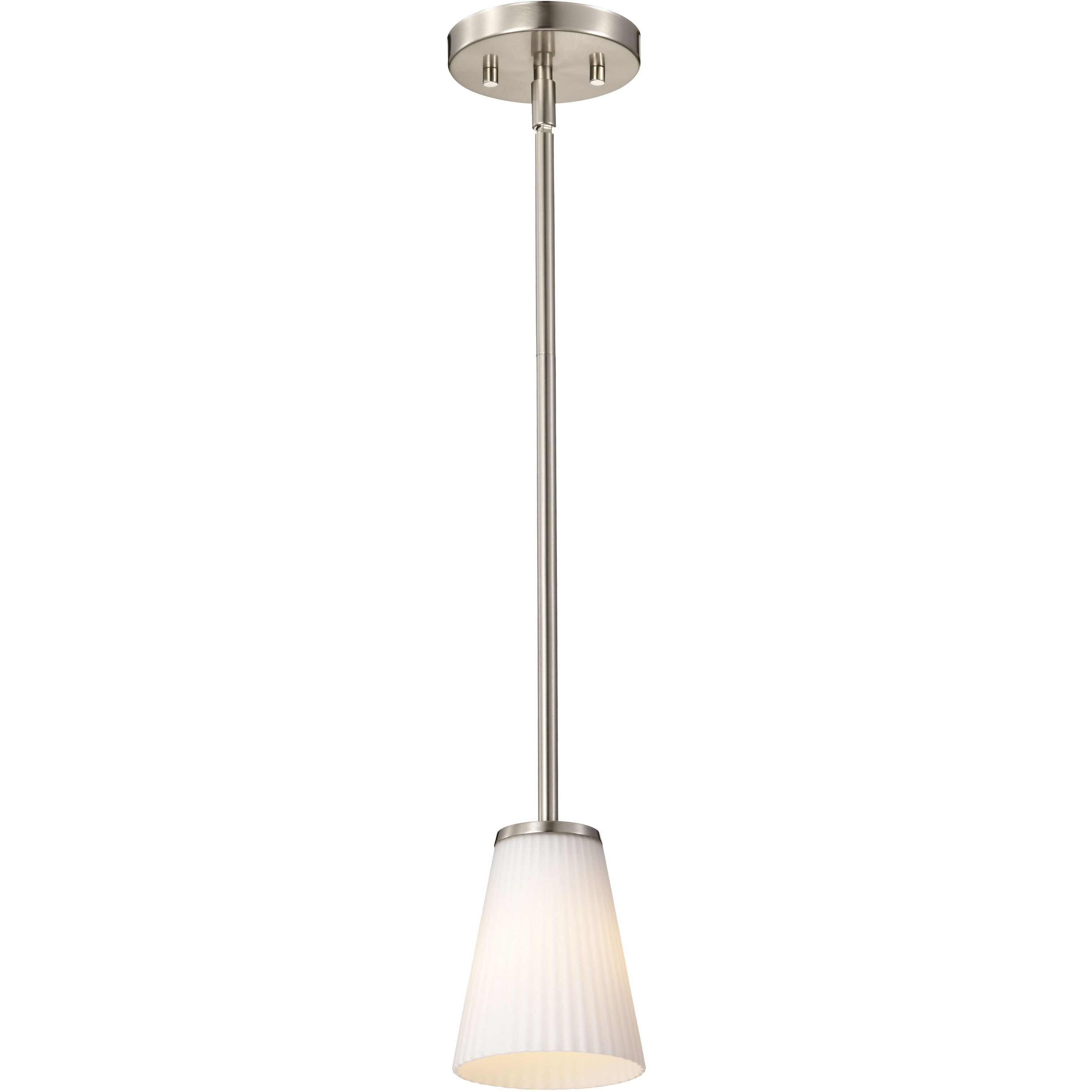 Royale 4.92 inch Brushed Nickel Pendant Ceiling Light