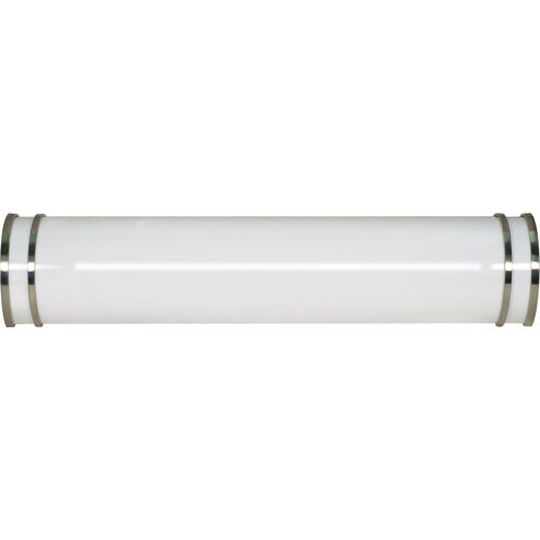 Glamour LED 25 inch Brushed Nickel Vanity Light Wall Light