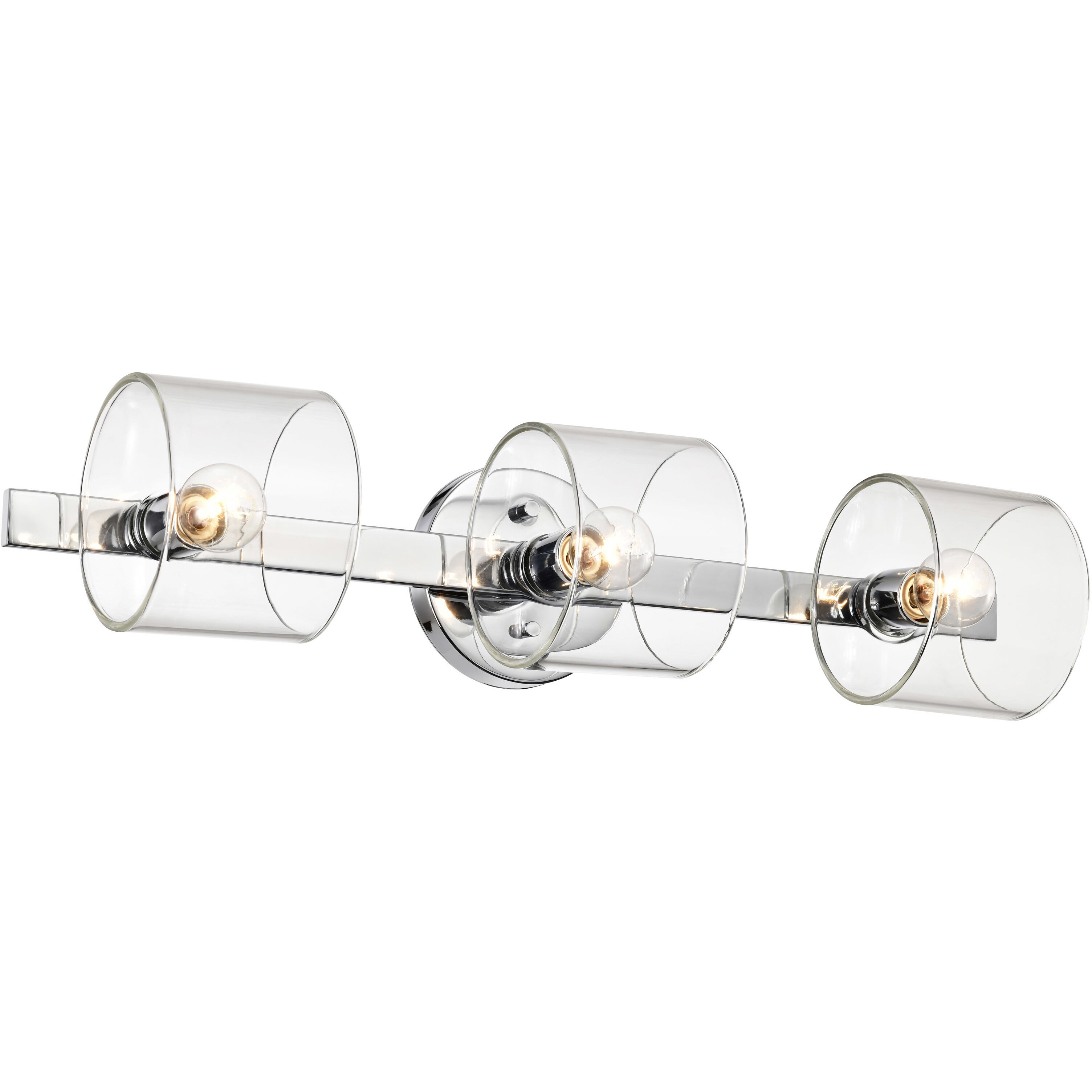 Marlowe 3 Light 24 inch Polished Nickel Vanity Light Wall Light