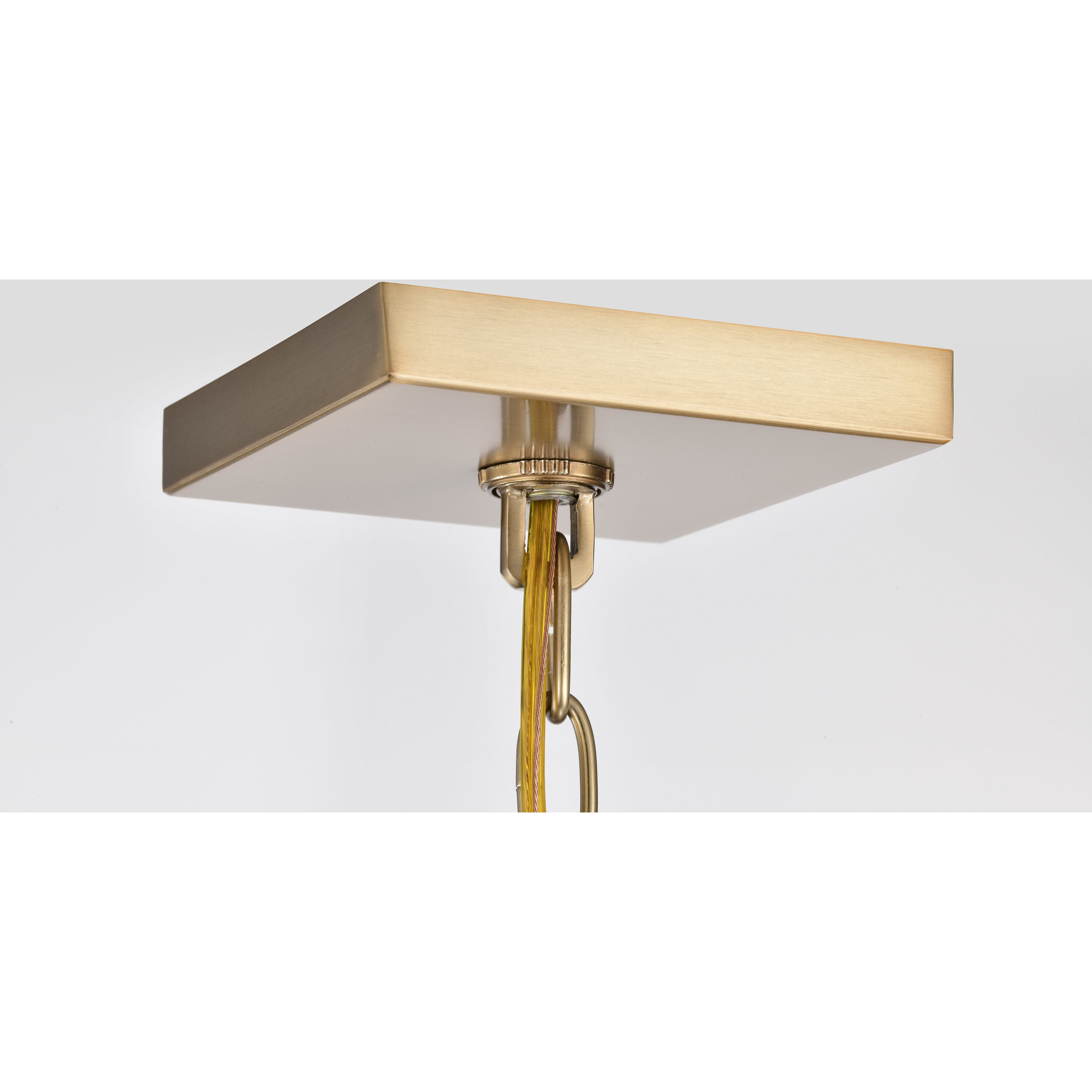 Emma 4 Light 17 inch Burnished Brass Pendant Ceiling Light