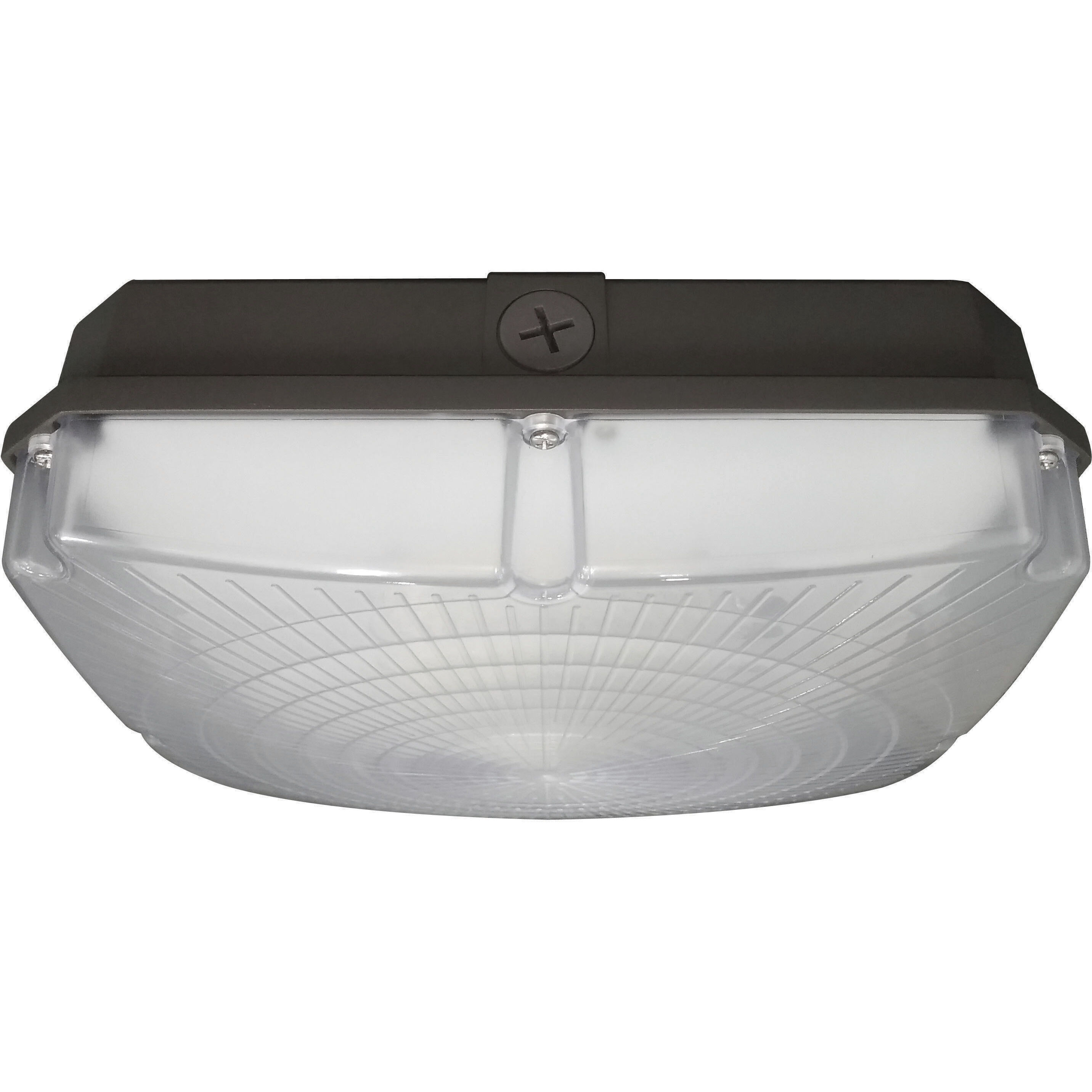 Brentwood LED 10 inch Bronze Outdoor Flush Mount