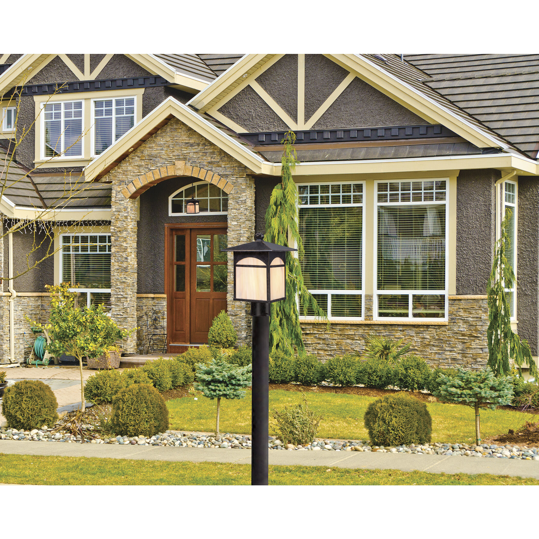Bronze outdoor post light cheap