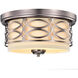 Harlow 2 Light 13 inch Hazel Bronze Flush Mount Ceiling Light