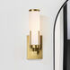 Roselle 1 Light 4.5 inch Natural Brass Vanity Light Wall Light