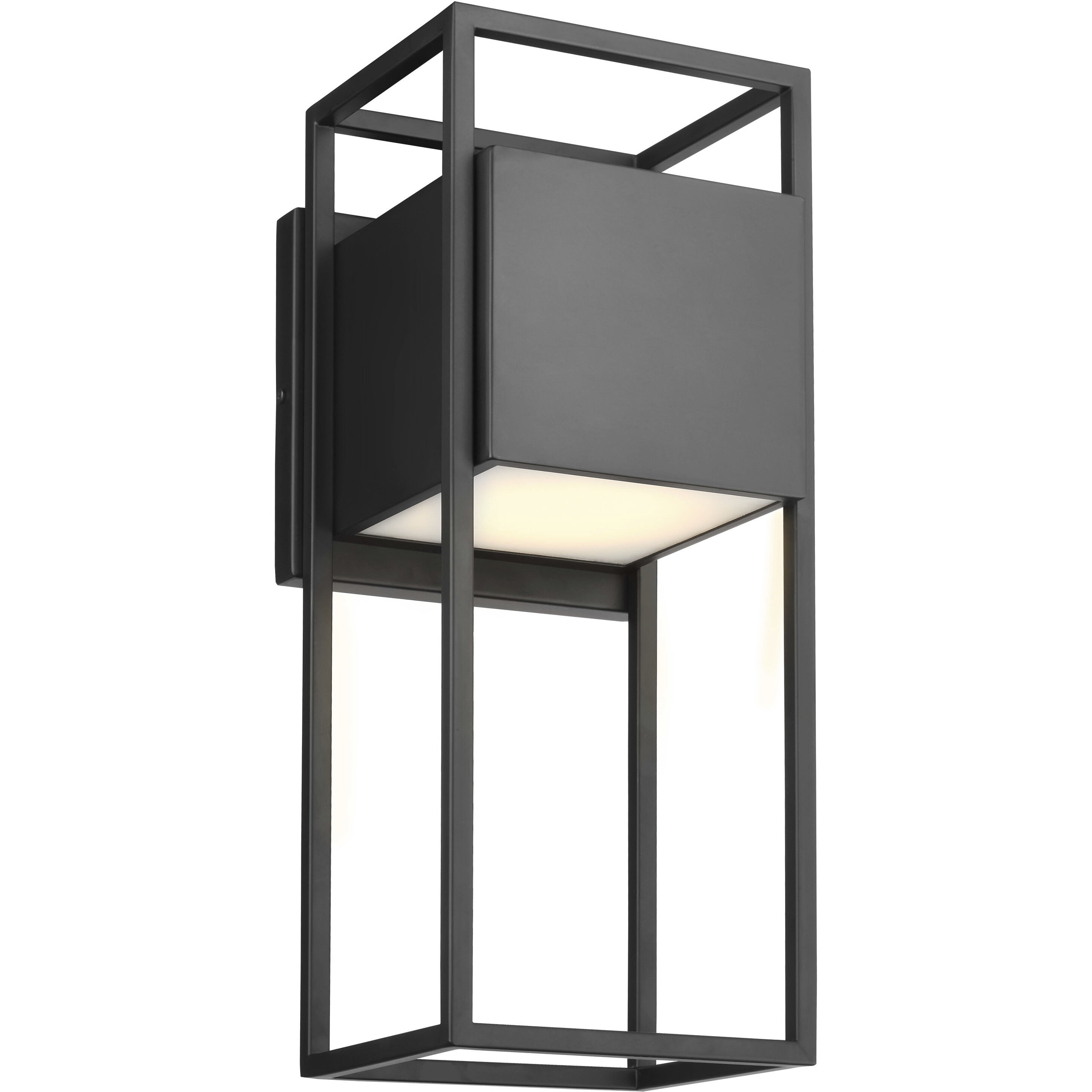 Supreme LED 17 inch Matte Black Outdoor Wall Sconce