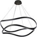 Sylas LED 37.4 inch Matte Black Pendant Ceiling Light