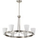 Royale 30 inch Brushed Nickel Chandelier Ceiling Light