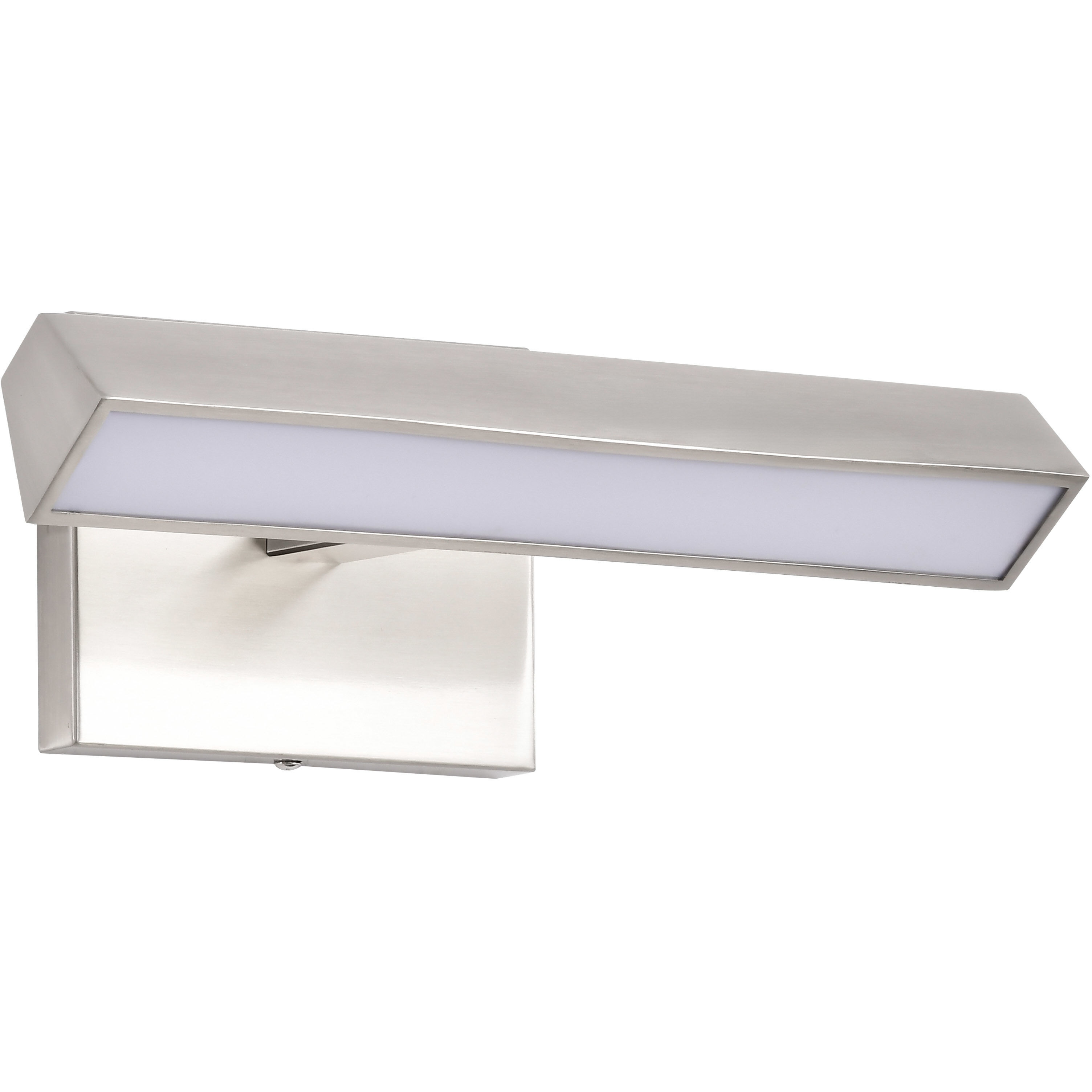 Mila LED 12.2 inch Brushed Nickel Vanity Wall Light