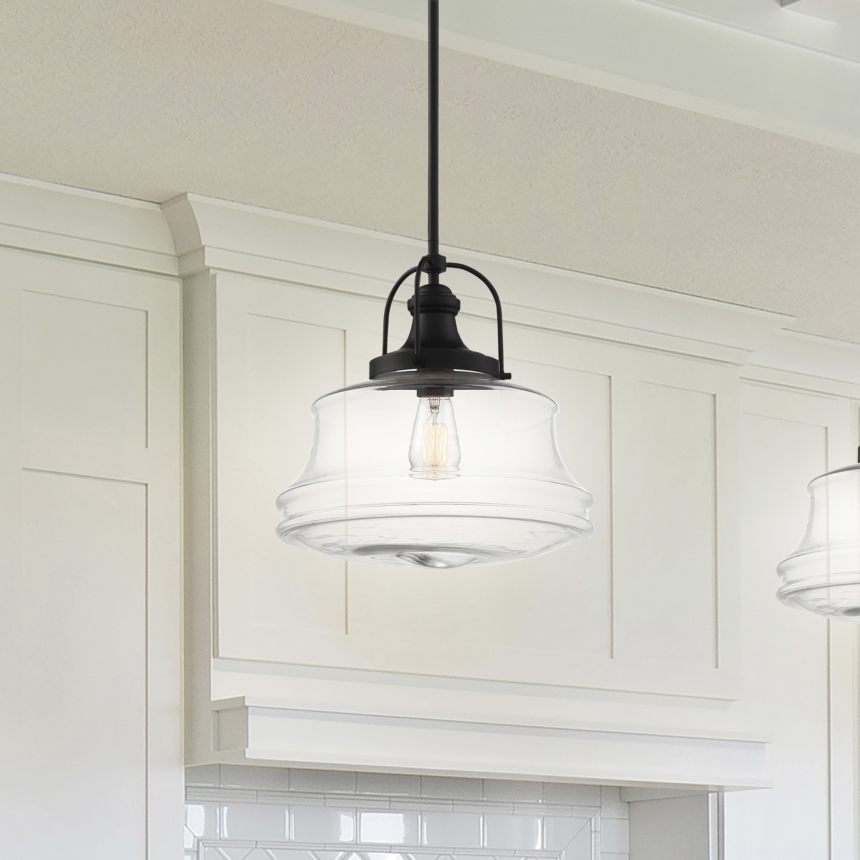 Nuvo 60 6759 Basel 1 Light 14 inch Aged Bronze Pendant Ceiling Light
