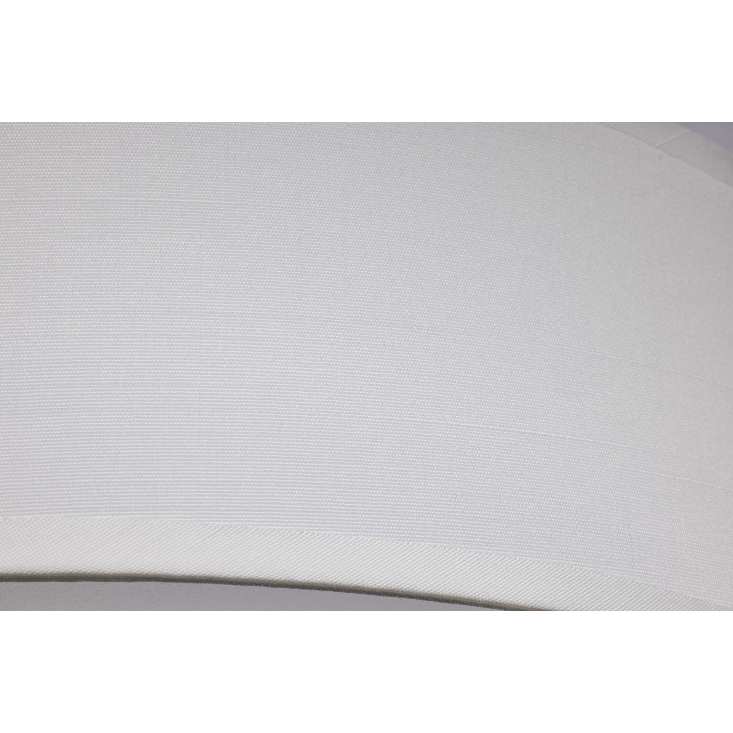 Brentwood LED 15 inch White Fabric Flush Mount Ceiling Light