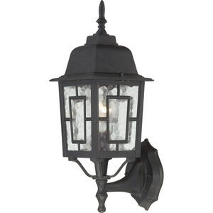 Banyan 1 Light 17 inch Textured Black Outdoor Wall Sconce