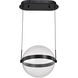 Arvada LED 12.63 inch Matte Black Pendant Ceiling Light