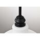 Russel 14 inch Matte Black Pendant Ceiling Light