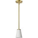 Royale 4.92 inch Burnished Brass Pendant Ceiling Light