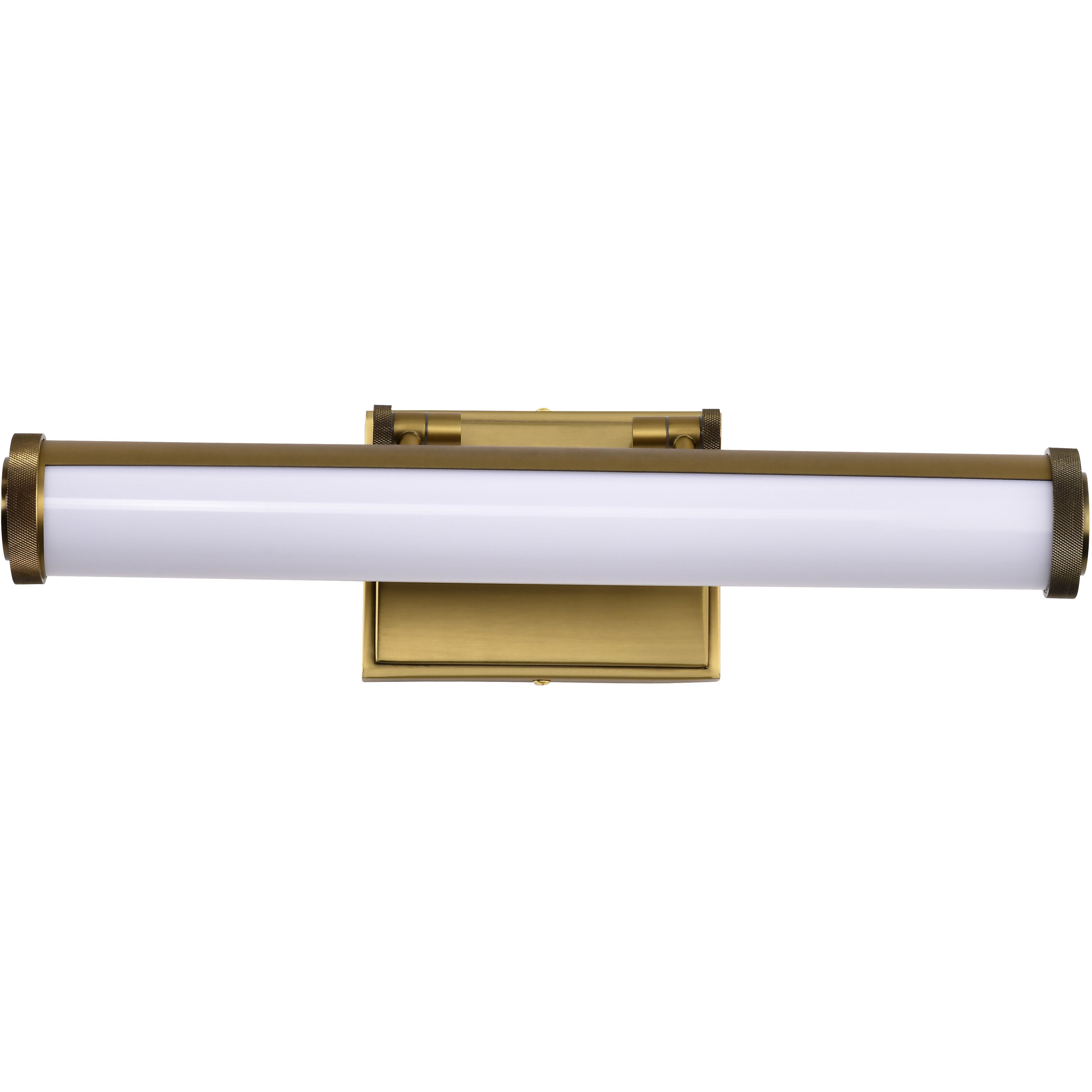 Cora LED 18.25 inch Vintage Brass Vanity Wall Light