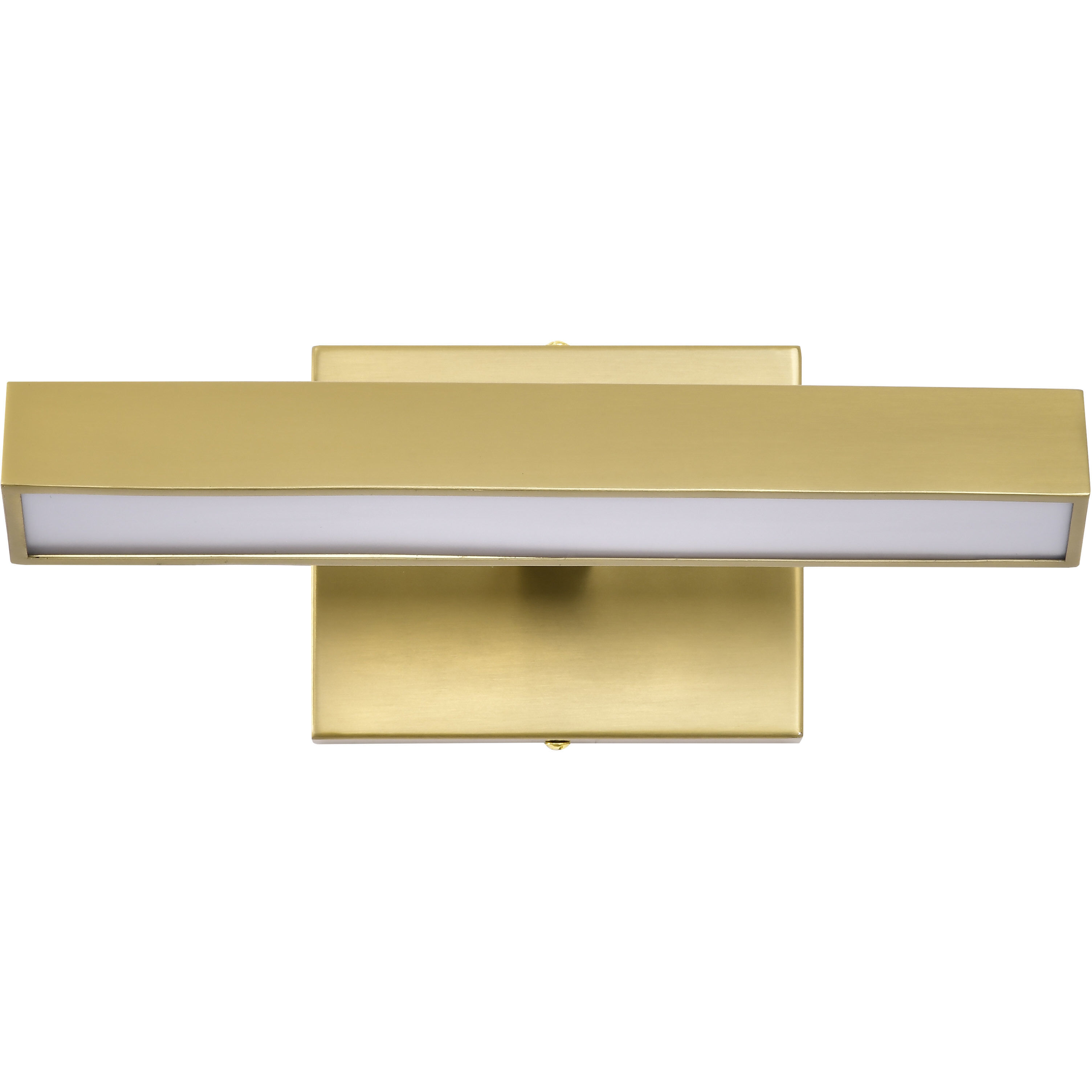 Mila LED 12.2 inch Vintage Brass Vanity Wall Light