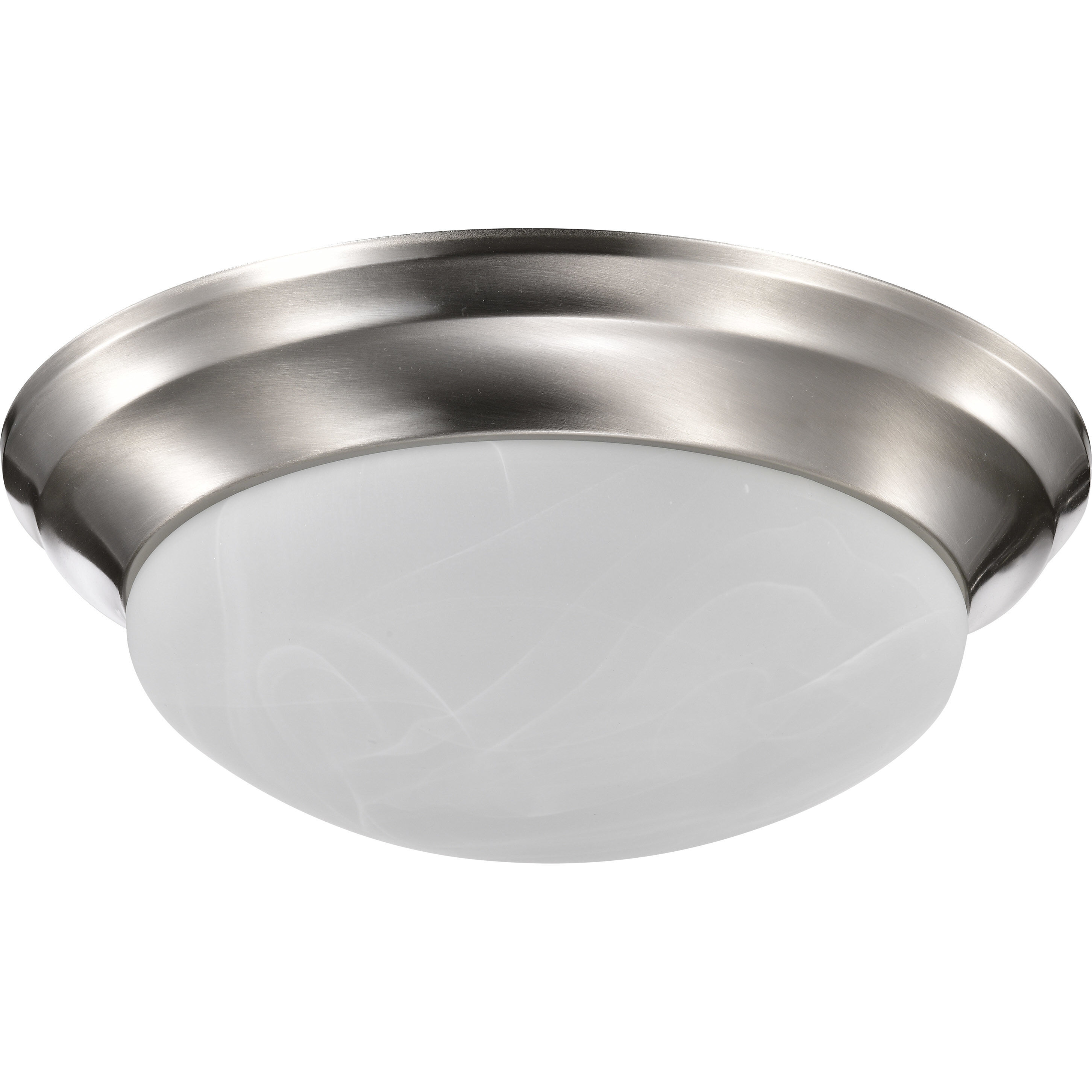 Brentwood 2 Light 14 inch Brushed Nickel Flush Mount Ceiling Light