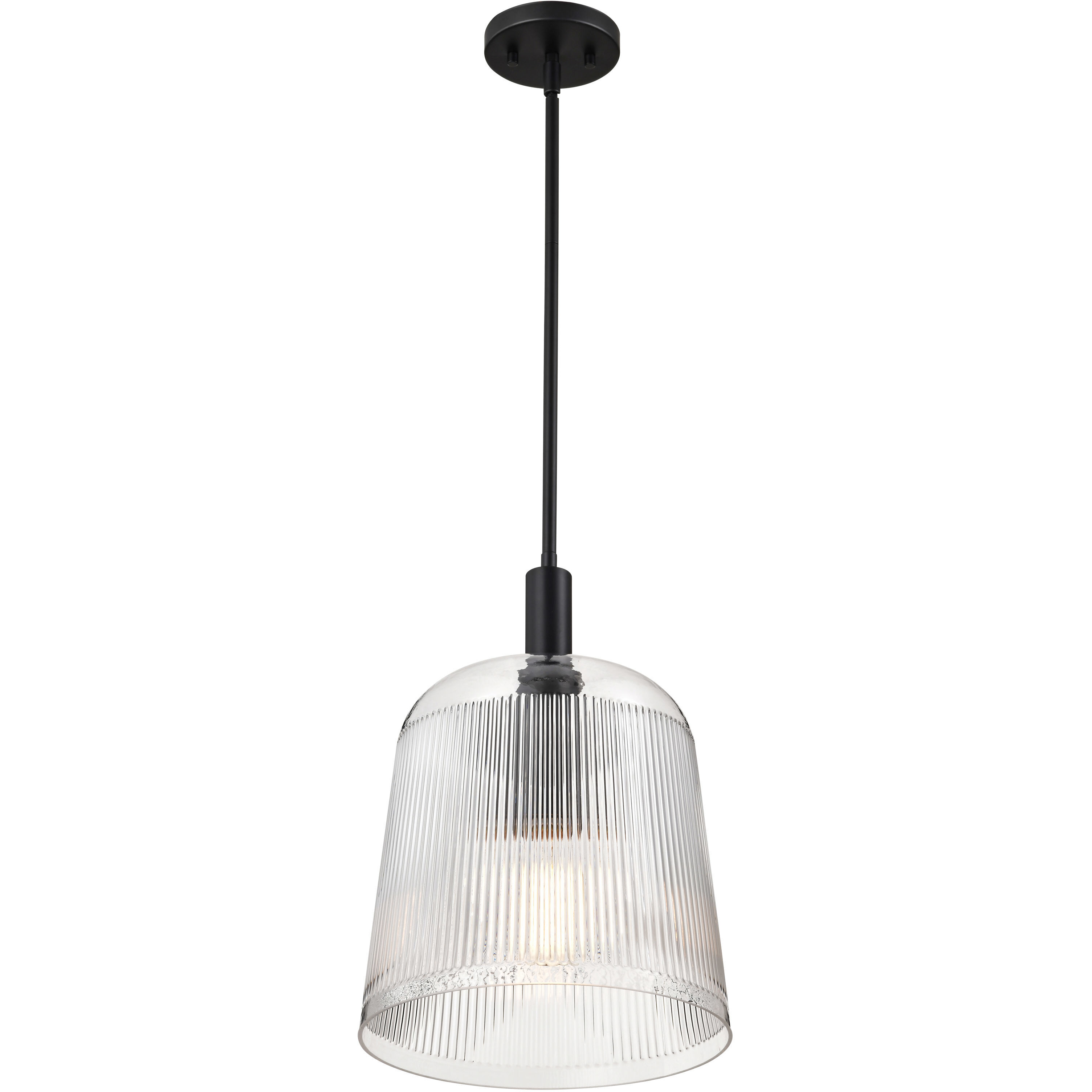 Grayson 12 inch Matte Black Pendant Ceiling Light