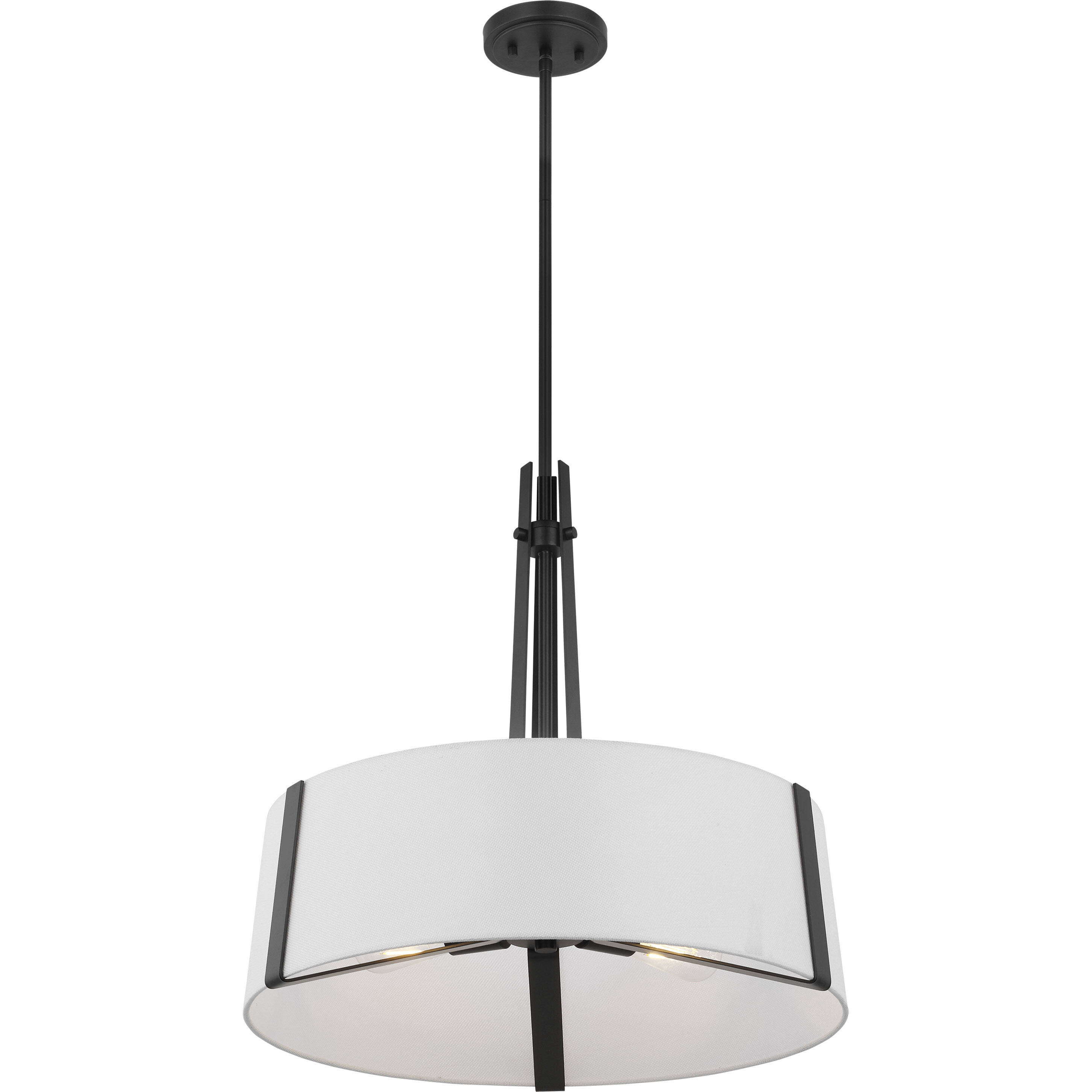 Flynn 3 Light 22 inch Black Pendant Ceiling Light