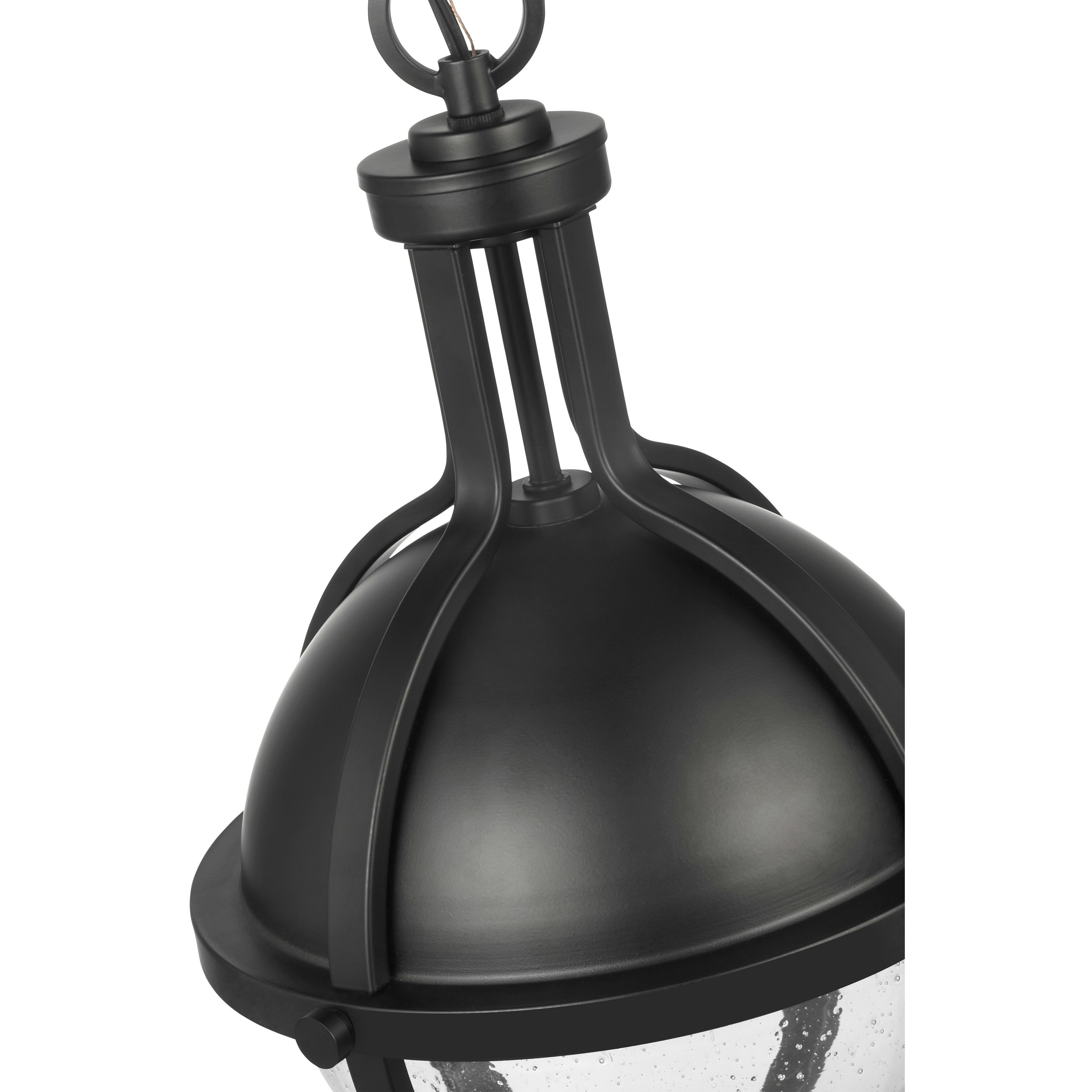 Lincoln 1 Light 11 inch Matte Black Pendant Ceiling Light