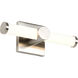 Bowman LED 12 inch Brushed Nickel Vanity Light Wall Light