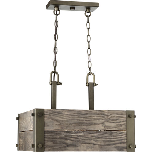 Winchester 4 Light 18.75 inch Bronze Pendant Ceiling Light