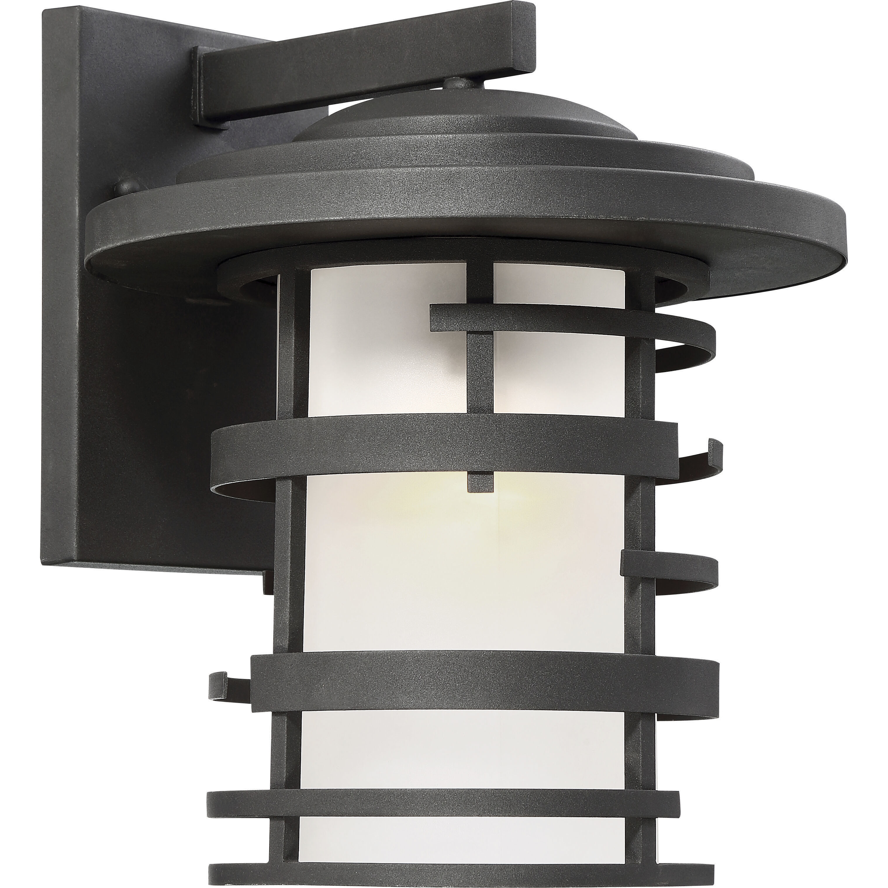 Lansing 1 Light 13 inch Textured Black Outdoor Wall Mount