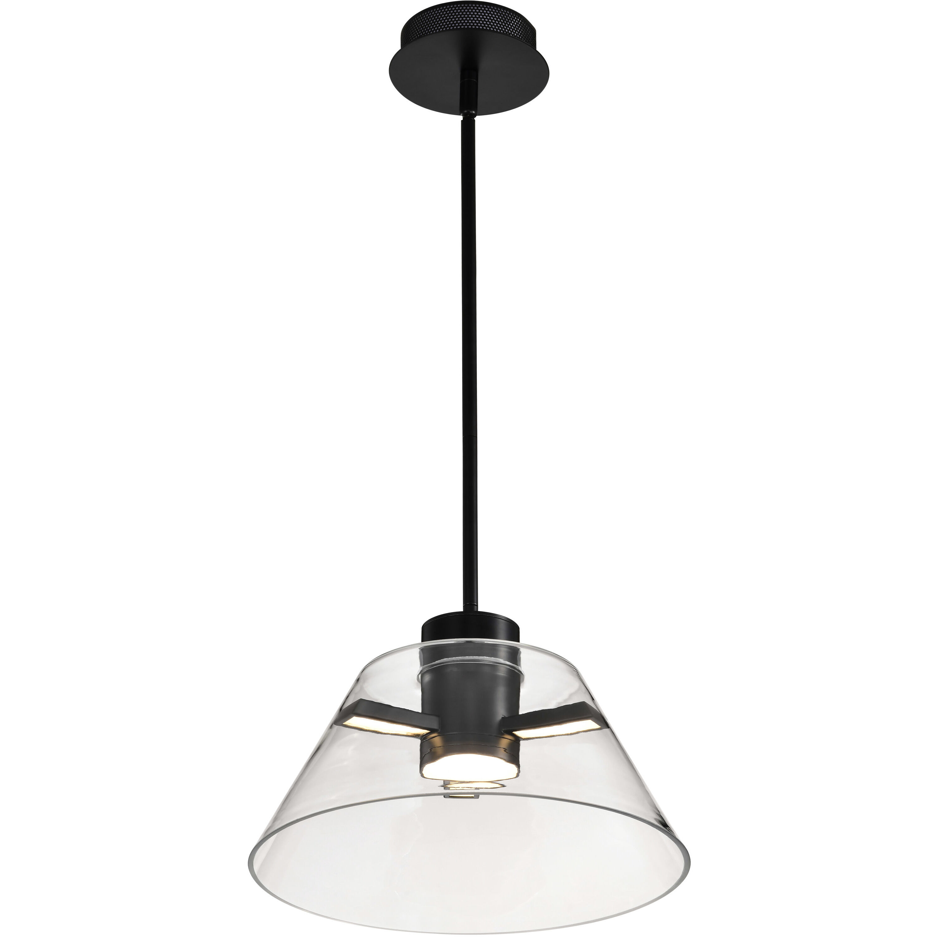 Edmond LED 13.63 inch Matte Black Pendant Ceiling Light