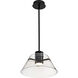Edmond LED 13.63 inch Matte Black Pendant Ceiling Light