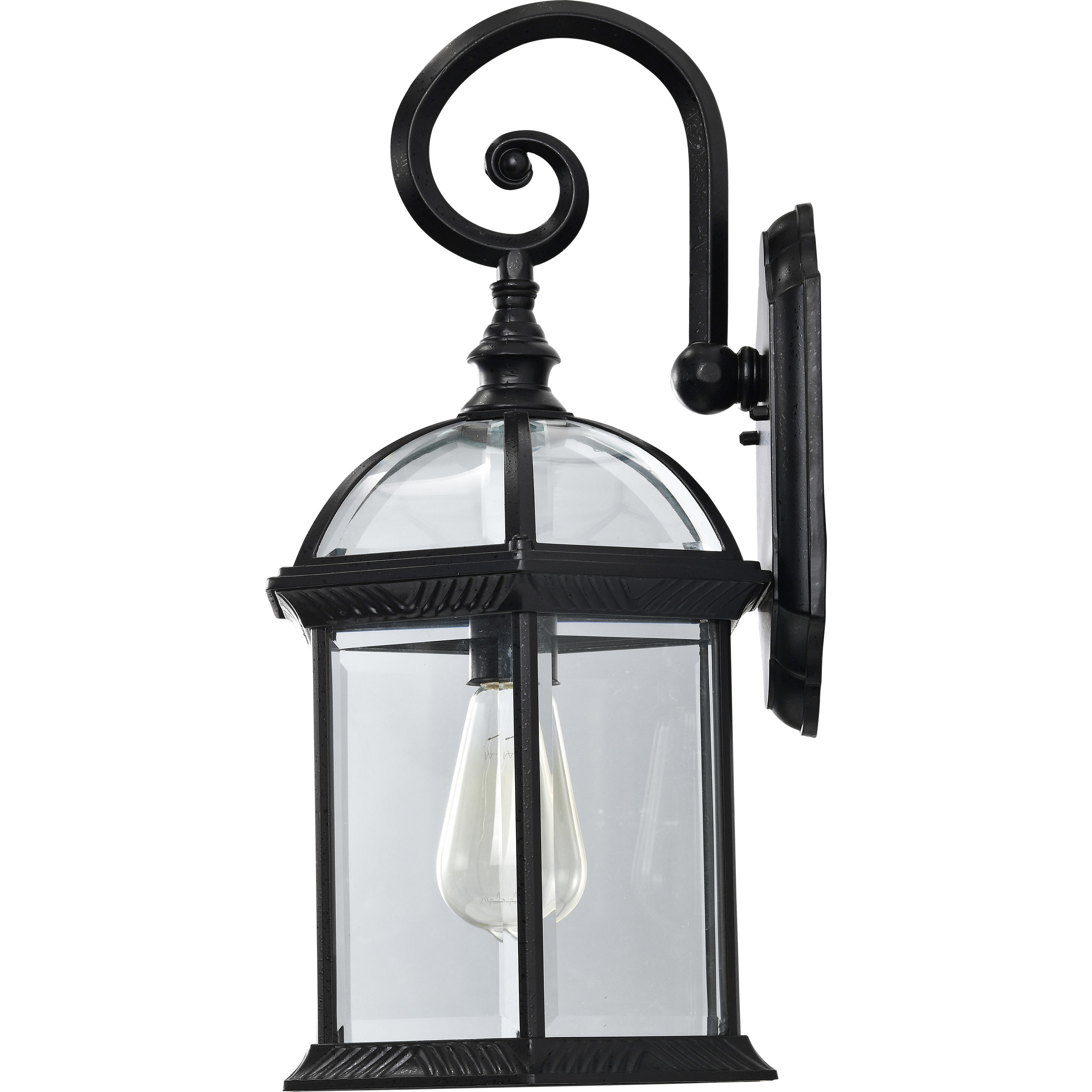 Boxwood 1 Light 19 inch Textured Black Outdoor Wall Lantern